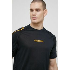 Tričko Under Armour čierna farba, s potlačou vyobraziť