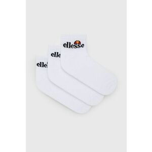 Ponožky Ellesse (3-pack) biela farba vyobraziť
