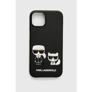 Puzdro na mobil Karl Lagerfeld iPhone 13 čierna farba vyobraziť
