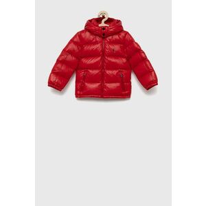 Detská páperová bunda Polo Ralph Lauren červená farba, vyobraziť