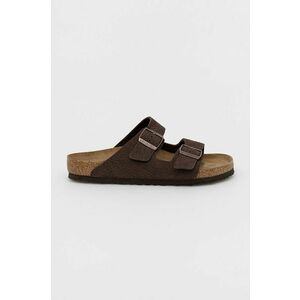 Kožené šľapky Birkenstock Arizona pánske, hnedá farba vyobraziť