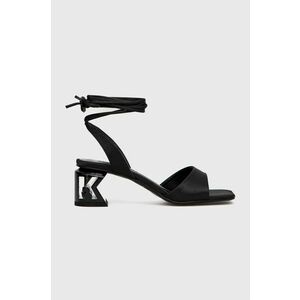 Sandále Karl Lagerfeld K-blok čierna farba vyobraziť