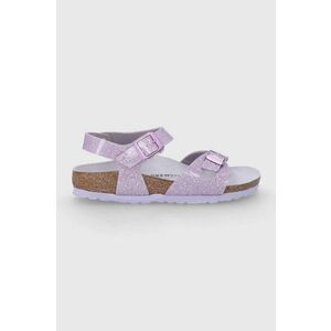 Detské sandále Birkenstock fialová farba vyobraziť