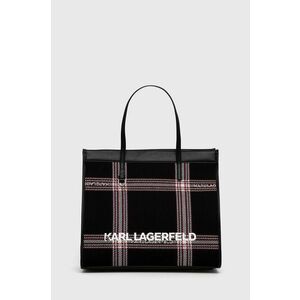 Kabelka Karl Lagerfeld čierna farba vyobraziť
