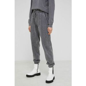 Bavlnené nohavice Answear Lab dámske, šedá farba, vyobraziť