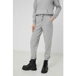 Nohavice Answear Lab dámske, šedá farba, melanžové vyobraziť