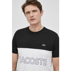 Bavlnené tričko Lacoste s potlačou vyobraziť