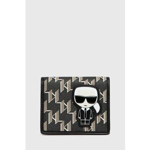Peňaženka Karl Lagerfeld dámska, čierna farba vyobraziť