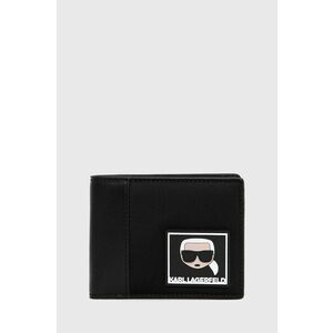 Peňaženka Karl Lagerfeld pánska, čierna farba vyobraziť