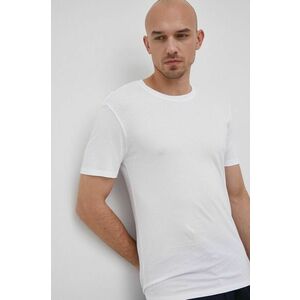 Bavlnené tričko MICHAEL Michael Kors biela farba, jednofarebné vyobraziť