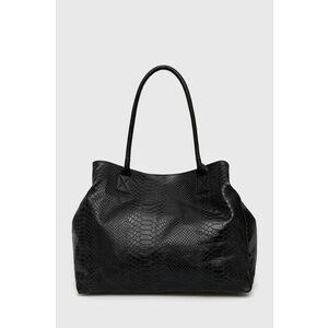 Kožená kabelka Answear Lab čierna farba vyobraziť