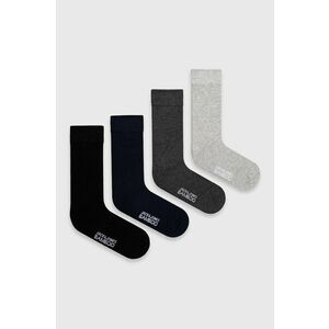 Ponožky Jack & Jones pánske, čierna farba vyobraziť