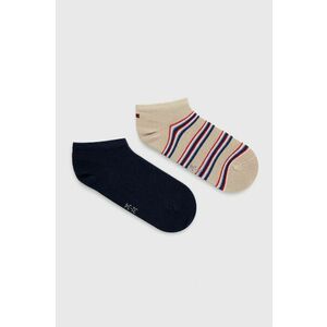 Detské ponožky Tommy Hilfiger béžová farba vyobraziť