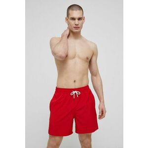 Plavkové šortky Polo Ralph Lauren červená farba vyobraziť