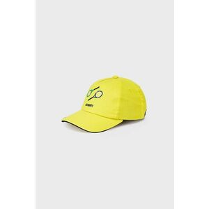 Detská čiapka Mayoral žltá farba, s nášivkou vyobraziť