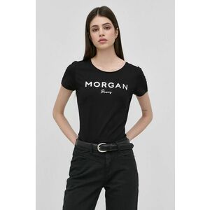 Tričko Morgan dámske, čierna farba, vyobraziť