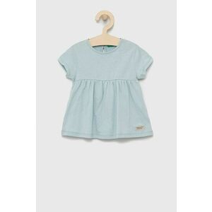 Dievčenské bavlnené šaty United Colors of Benetton mini, áčkový strih vyobraziť