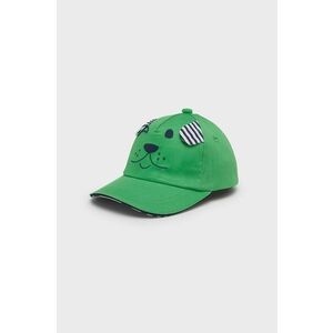 Detská čiapka Mayoral zelená farba, s potlačou vyobraziť