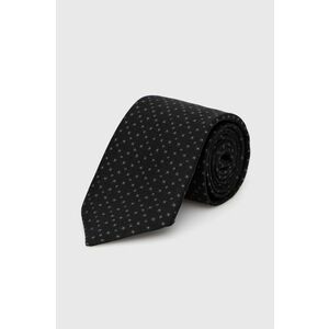 Hodvábna kravata Tiger Of Sweden čierna farba vyobraziť