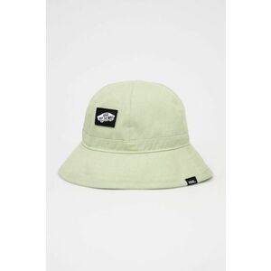 Bavlnený klobúk Vans zelená farba, bavlnený vyobraziť