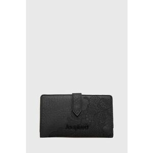 Peňaženka Desigual dámska, čierna farba vyobraziť