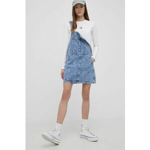 Rifľové šaty Tommy Jeans mini, rovná vyobraziť