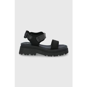 Sandále Aldo Cendrix dámske, čierna farba, na platforme vyobraziť