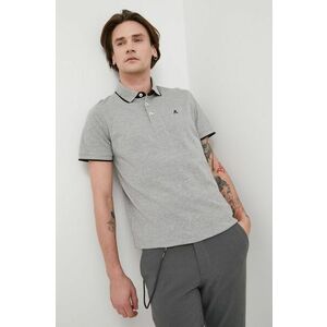 Polo tričko Produkt by Jack & Jones pánske, šedá farba, melanžové vyobraziť