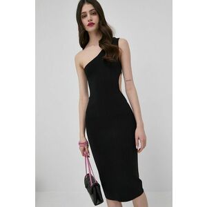 Šaty Pinko čierna farba, mini, priliehavá vyobraziť