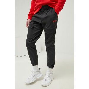 Nohavice adidas Originals HF4799 pánske, čierna farba, jogger vyobraziť