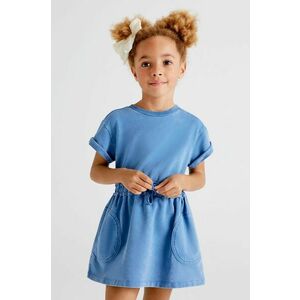 Dievčenské bavlnené šaty Mayoral mini, áčkový strih vyobraziť