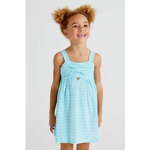 Dievčenské šaty Mayoral tyrkysová farba, mini, rovná vyobraziť