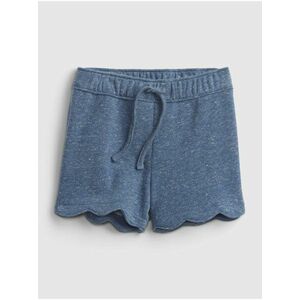 Detské kraťasy scalloped pull-on shorts Modrá vyobraziť