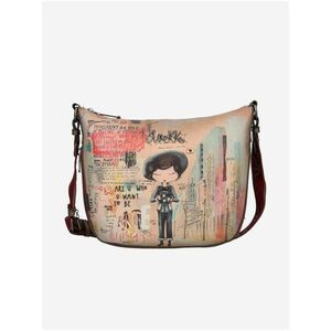 Béžová dámska vzorovaná kabelka Anekke City Art vyobraziť