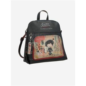 Tmavomodrý dámsky vzorovaný batoh Anekke City Art vyobraziť