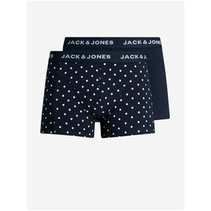 Sada dvoch tmavomodrých boxeriek Jack & Jones Organic vyobraziť