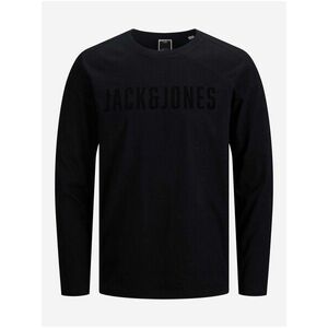 Čierne tričko Jack & Jones Brice vyobraziť