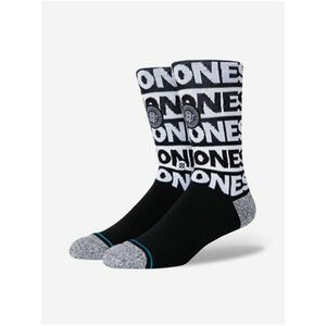 Bielo-čierne pánske vzorované ponožky Stance The Ramones vyobraziť