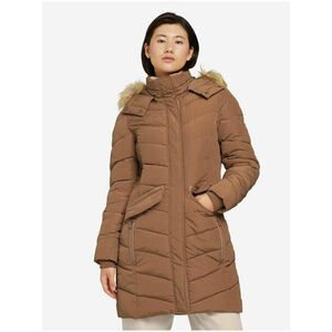 Hnedý dámsky zimný prešívaný kabát Tom Tailor vyobraziť
