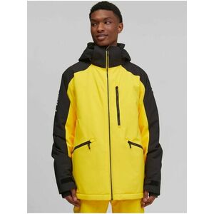 Čierno-žltá pánska športová zimná bunda s kapucou O'Neill Diabase Jacket vyobraziť