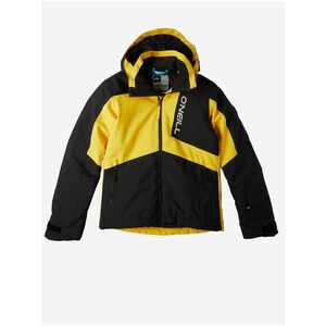 Čierno-žltá detská zimná bunda s kapucou O'Neill Hammer Jr Jacket vyobraziť
