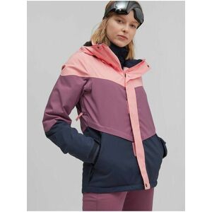 Modro-ružová dámska zimná športová bunda s kapucou O'Neill Coral Jacket vyobraziť