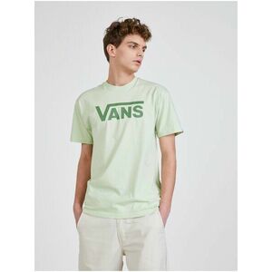 Svetlozelené pánske tričko s potlačou VANS vyobraziť