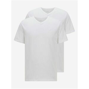 Sada dvoch pánskych basic tričiek v bielej farbe HUGO BOSS vyobraziť