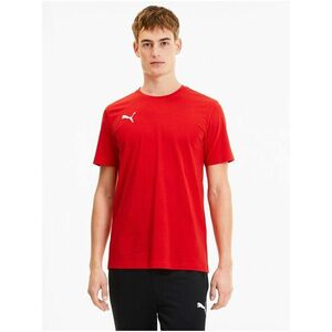 Červené pánske tričko Puma Team Goal vyobraziť