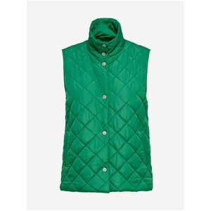 Zelená prešívaná vesta ONLY Viola vyobraziť