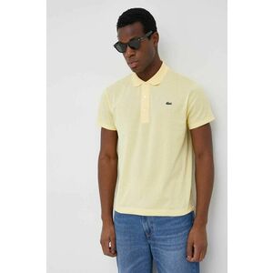 Bavlnené polo tričko Lacoste bordová farba, jednofarebné vyobraziť