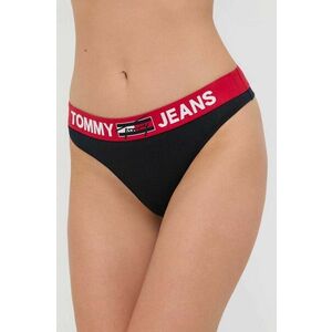 Tangá Tommy Jeans tmavomodrá farba, UW0UW02823 vyobraziť