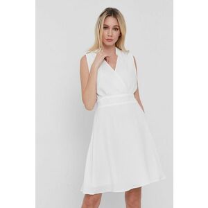 Šaty Morgan biela farba, mini, áčkový strih vyobraziť