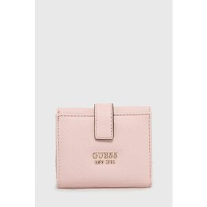 Peňaženka Guess dámska, ružová farba vyobraziť